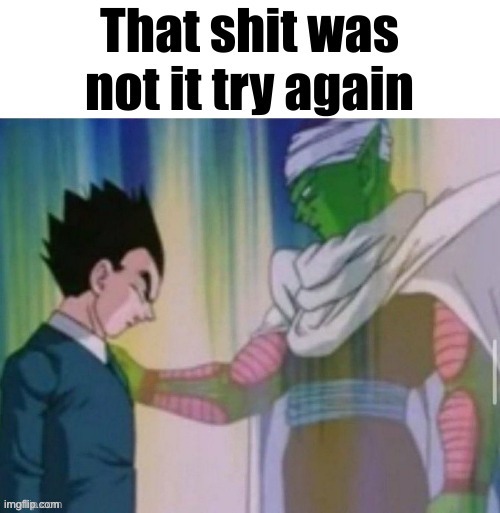 That shit was not it try again | image tagged in that shit was not it try again | made w/ Imgflip meme maker