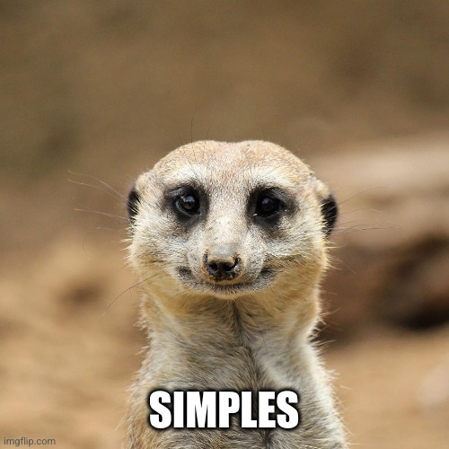 Well Meaning Meercat | SIMPLES | image tagged in well meaning meercat | made w/ Imgflip meme maker