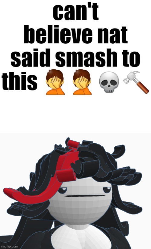 Can’t believe nat said smash to this | image tagged in can t believe nat said smash to this | made w/ Imgflip meme maker