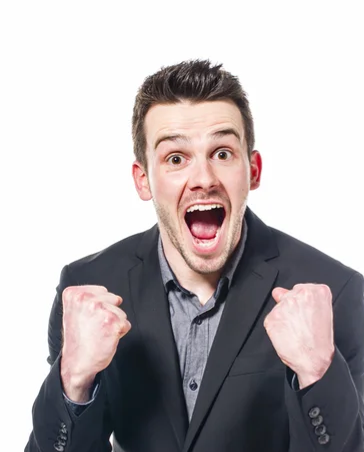 High Quality Enthusiastic Blank Meme Template