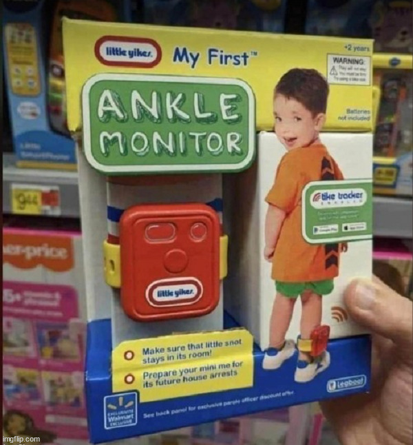 Ankle Monitor | image tagged in fake | made w/ Imgflip meme maker