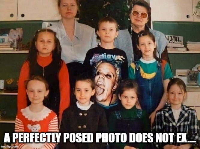 Perfect Pose | A PERFECTLY POSED PHOTO DOES NOT EX.... | image tagged in funny,meme | made w/ Imgflip meme maker