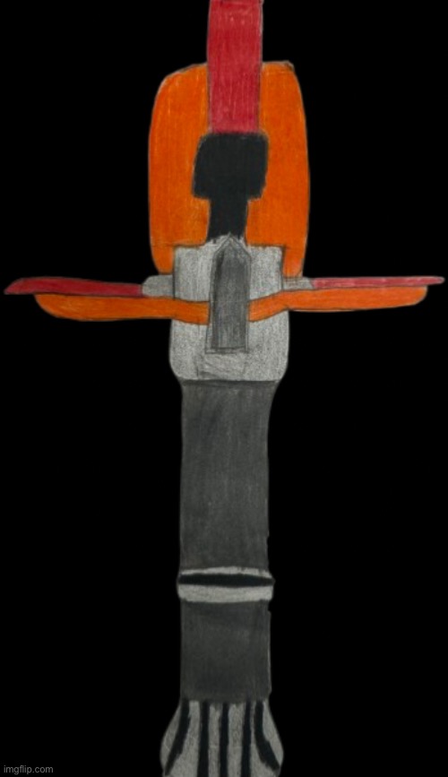 I made Xander’s first energy weapon (Lay drawing is next) | made w/ Imgflip meme maker