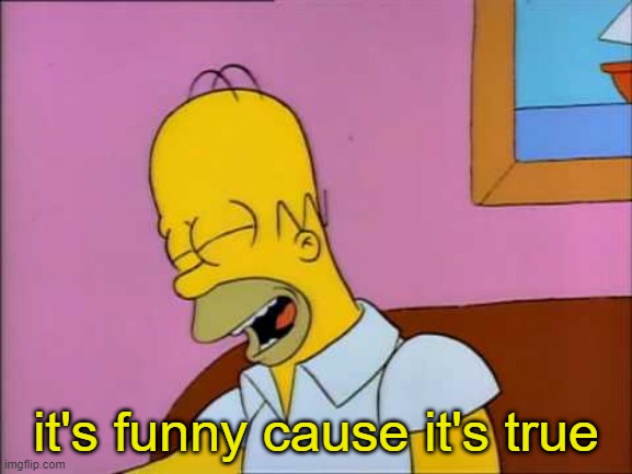 Funny cause it's true | it's funny cause it's true | image tagged in funny cause it's true | made w/ Imgflip meme maker