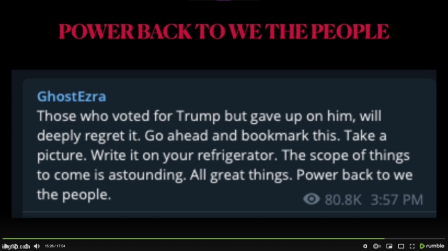 screen shot from a video link in the comments | image tagged in donald trump | made w/ Imgflip meme maker