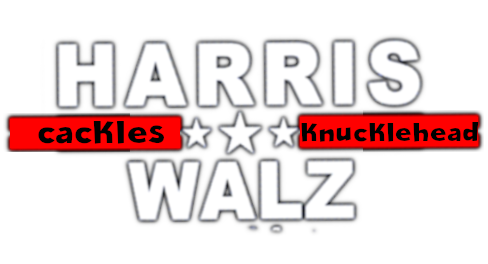 HARRIS WALZ STICKER Blank Meme Template