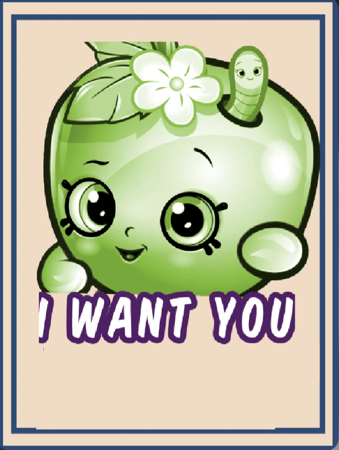 Shopkins I Want You… Blank Meme Template