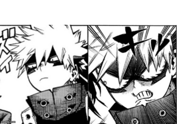 Bakugou reaction meme | image tagged in mha,bakugo,reaction,mad,my hero academia | made w/ Imgflip meme maker