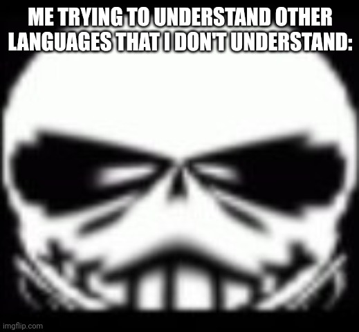Memes | ME TRYING TO UNDERSTAND OTHER LANGUAGES THAT I DON'T UNDERSTAND: | image tagged in sans wut v2 credit to gamernoobie,memes | made w/ Imgflip meme maker