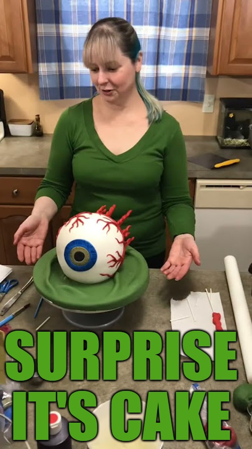 SURPRISE
IT'S CAKE | made w/ Imgflip meme maker