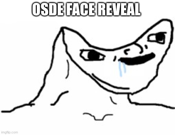 Drooling Brainless Idiot | OSDE FACE REVEAL | image tagged in drooling brainless idiot | made w/ Imgflip meme maker