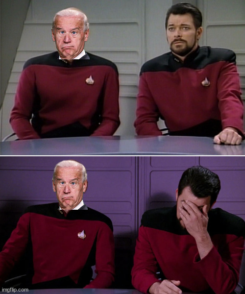 Biden-Riker Blank Meme Template