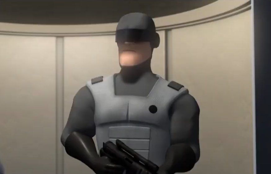 Incredibles guard Blank Meme Template