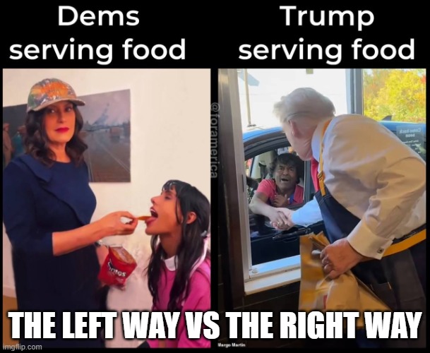 Left Way vs Right Way | THE LEFT WAY VS THE RIGHT WAY | image tagged in left way vs right way | made w/ Imgflip meme maker