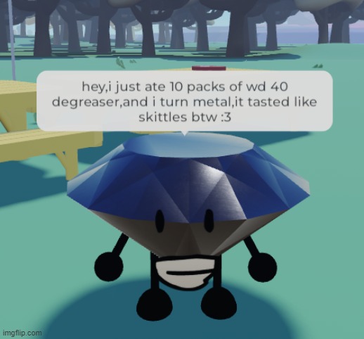 :/ | image tagged in bfdi,roblox,ruby | made w/ Imgflip meme maker