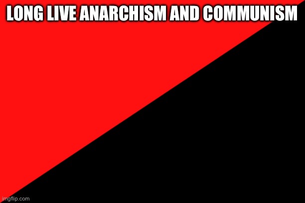 Ancom flag | LONG LIVE ANARCHISM AND COMMUNISM | image tagged in ancom flag,anarchism,communism | made w/ Imgflip meme maker