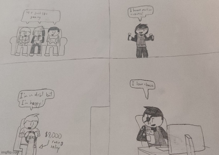 Ight, I'm back, here's how my OCs play games (I think i submitted this before but idk) | made w/ Imgflip meme maker