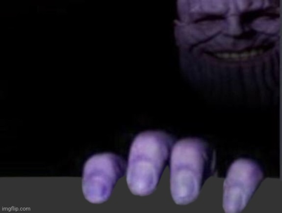 did i get anything | image tagged in transparent top hand thanos | made w/ Imgflip meme maker