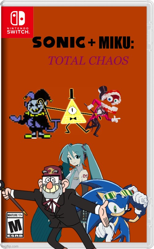 ANOTHER ONE | + MIKU:; TOTAL CHAOS | image tagged in nintendo switch | made w/ Imgflip meme maker