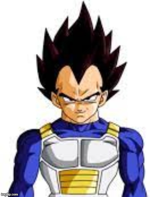 I gave Goku a rival. I will call him Vegeta. What's yall thoughts about him? | made w/ Imgflip meme maker