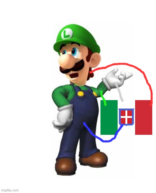 Logic Luigi | image tagged in logic luigi | made w/ Imgflip meme maker