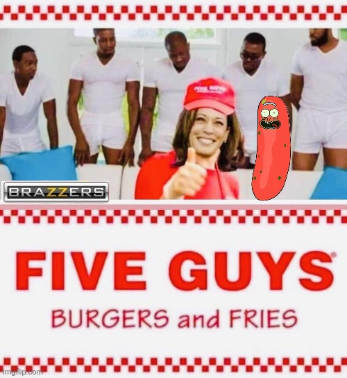 Hobama 5 guys gangbang Blank Meme Template