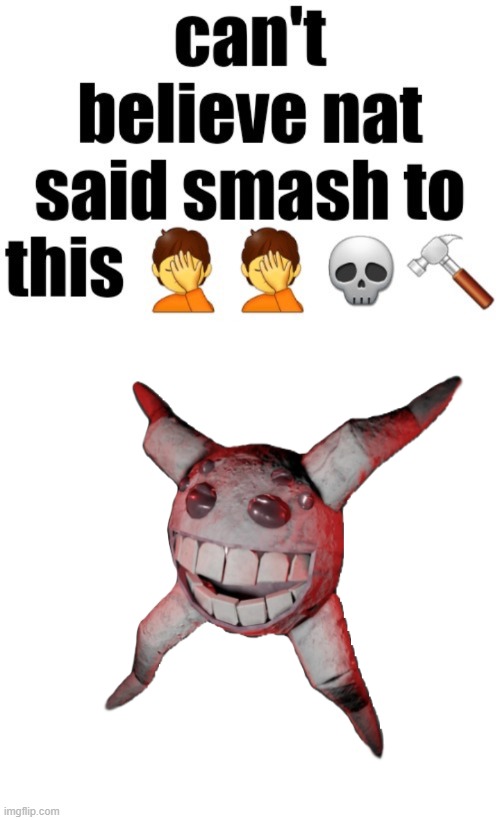 Can’t believe nat said smash to this | image tagged in can t believe nat said smash to this | made w/ Imgflip meme maker