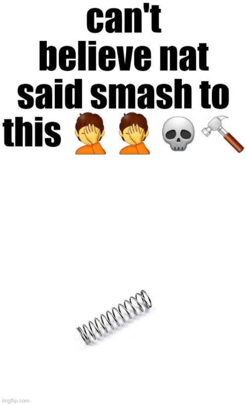 Can’t believe nat said smash to this | image tagged in can t believe nat said smash to this | made w/ Imgflip meme maker