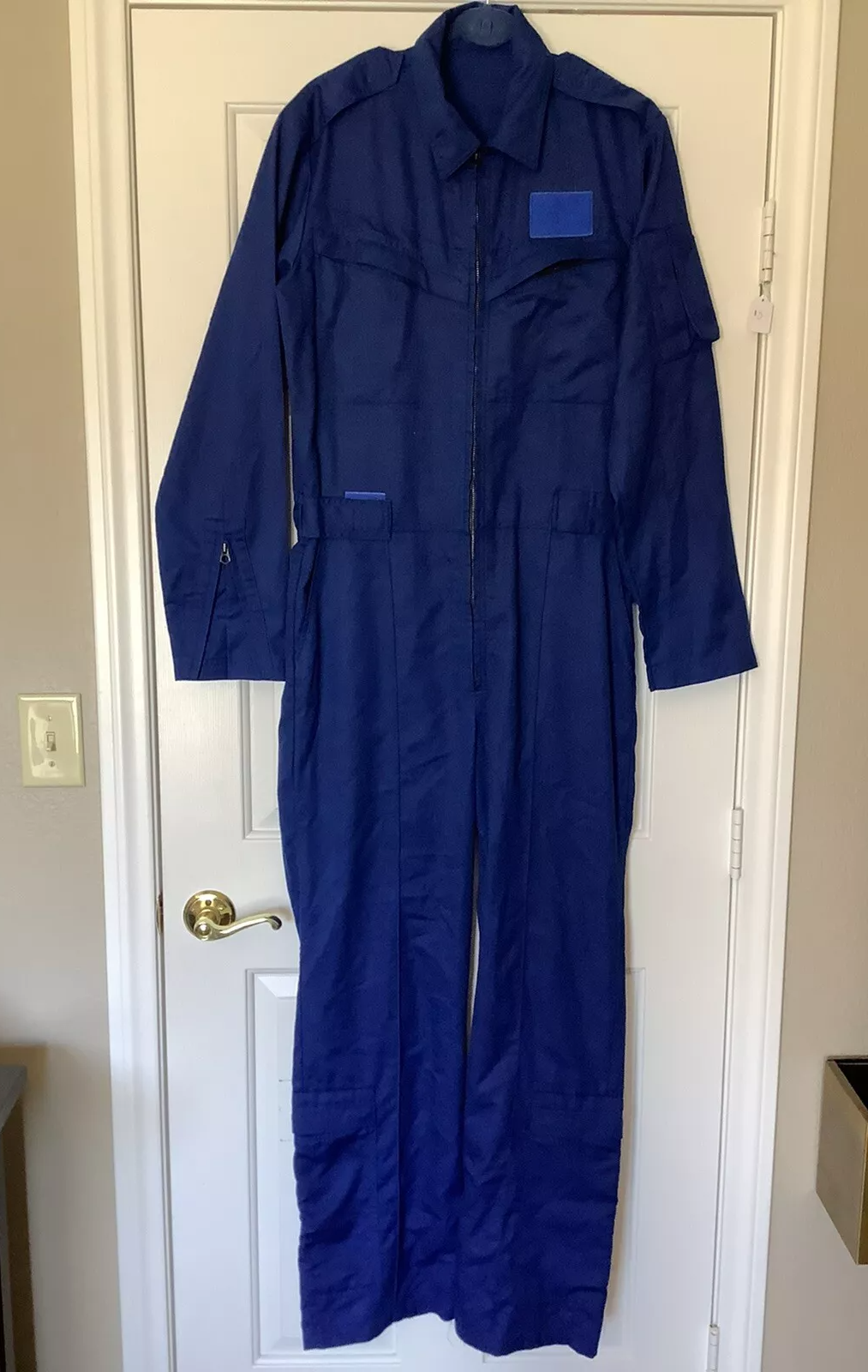 Navy blue flight suit JPP Blank Meme Template