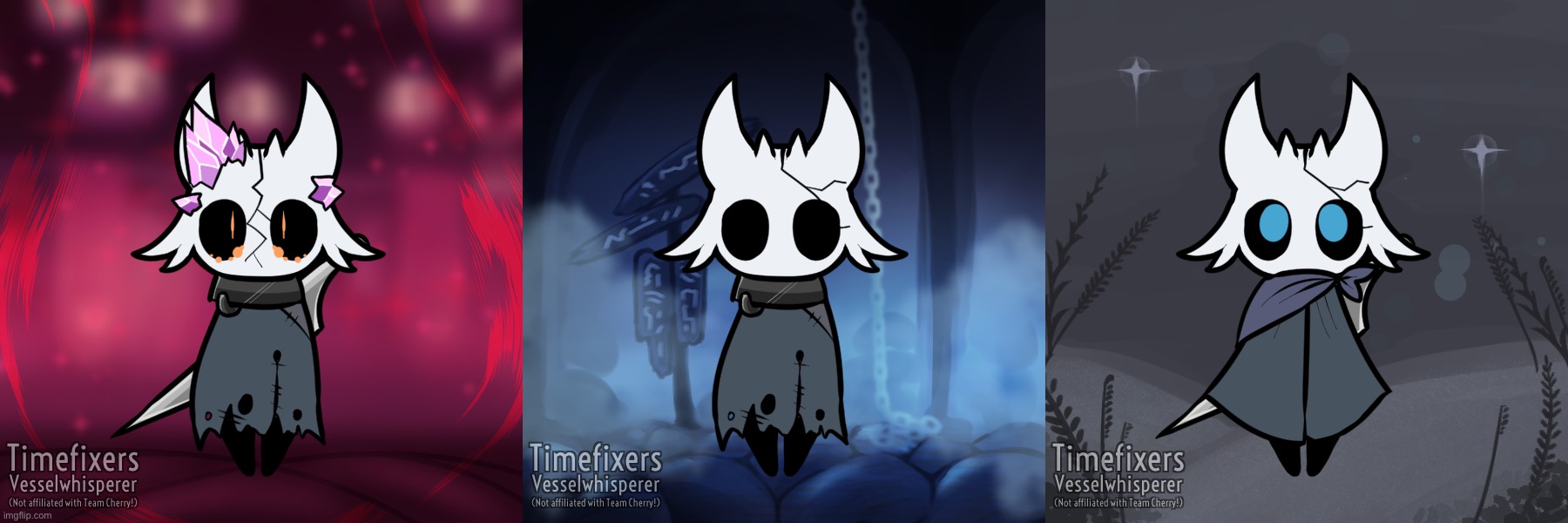 Alright I saw leaf's hollow knight oc and I wanted to make one (a slaved vessel by the name of Inaine) | made w/ Imgflip meme maker