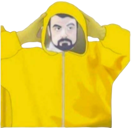 Yellow Suit Guy Blank Meme Template