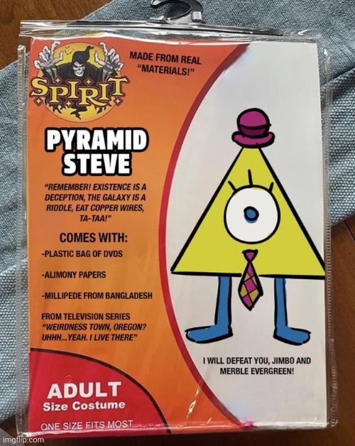 Pyramid steve is the best gravity falls character hands down | made w/ Imgflip meme maker