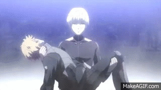 Kaneki Carrying Hide Blank Meme Template