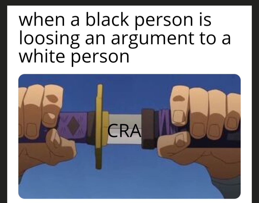 when a black person loses in argument to a white person Blank Meme Template