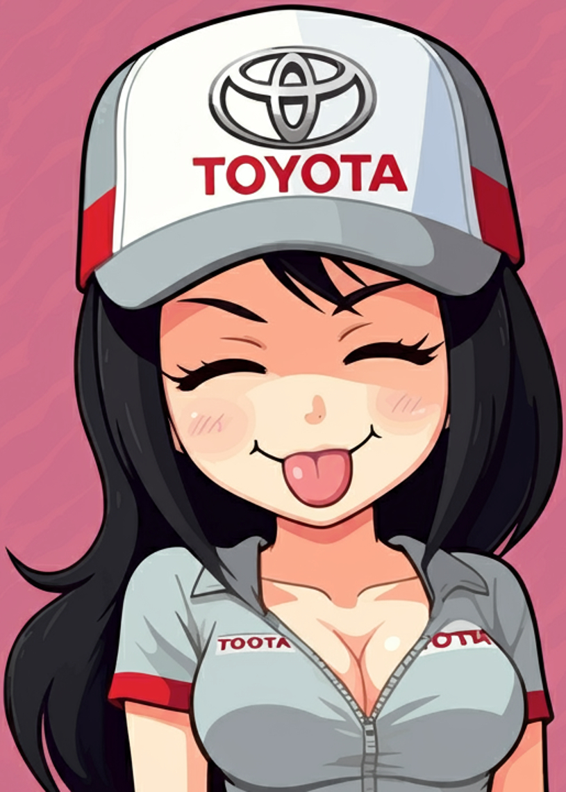 High Quality Toyota Blep Blank Meme Template