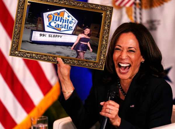 Kamala worked at white castle Blank Meme Template