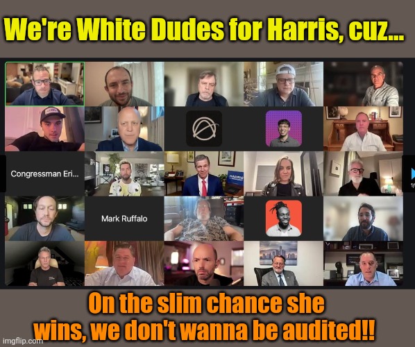 Once a (other name for kitty)... Always a (other name for kitty)! | We're White Dudes for Harris, cuz... On the slim chance she wins, we don't wanna be audited!! | made w/ Imgflip meme maker