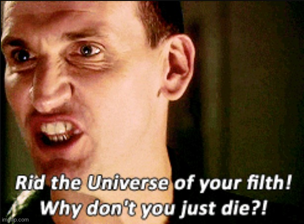 @theforceghose @caleb.right | image tagged in why don't you just die | made w/ Imgflip meme maker