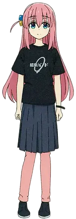 Hitori Gotoh (Kessoku Uniform) Blank Meme Template