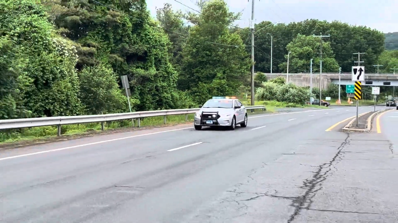 police car responding Blank Meme Template