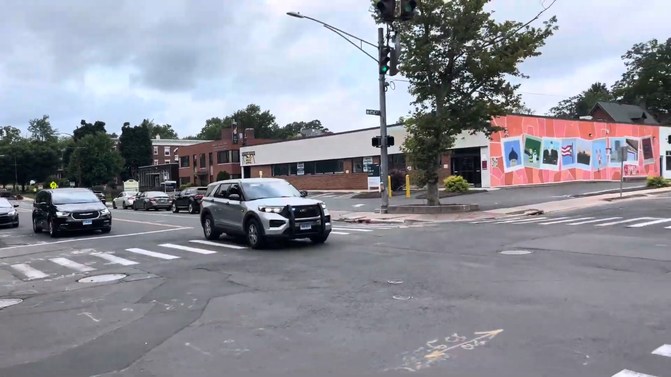 police car responding Blank Meme Template
