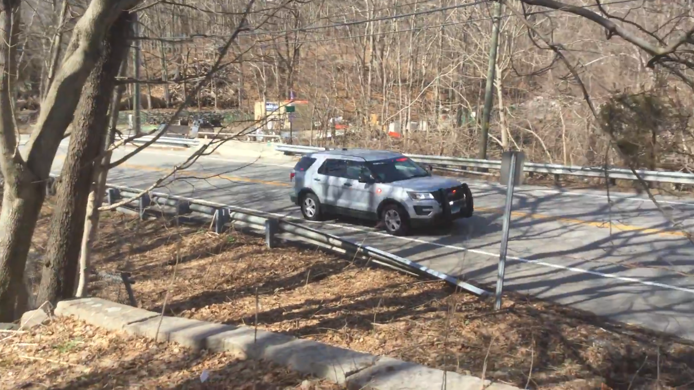 police car responding Blank Meme Template