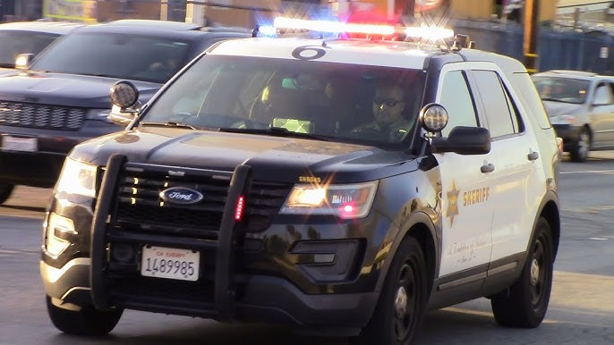 police car responding Blank Meme Template