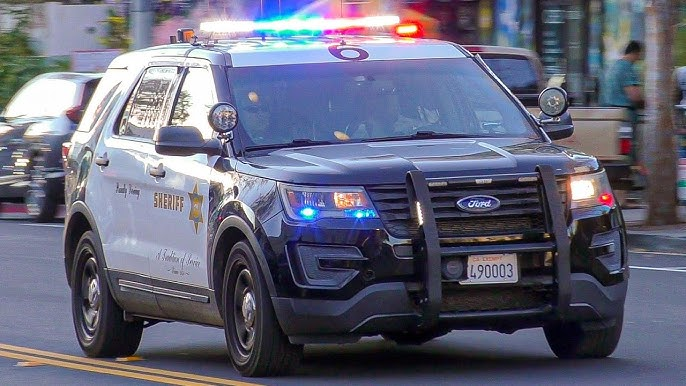police car responding Blank Meme Template