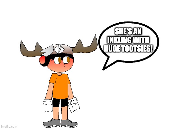 uhhhhh | SHE'S AN INKLING WITH HUGE TOOTSIES! | made w/ Imgflip meme maker