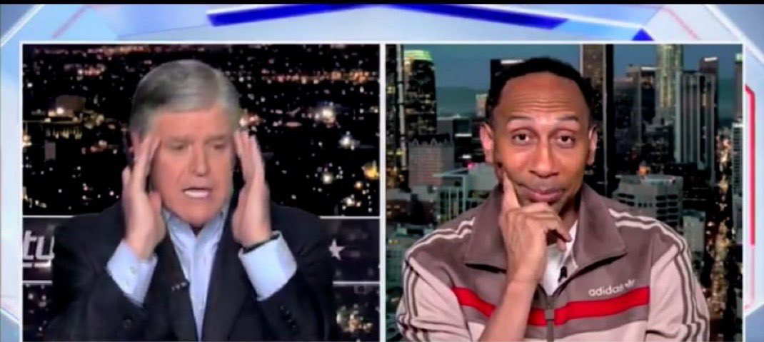 Stephen A. Smith Sean Hannity Blank Meme Template