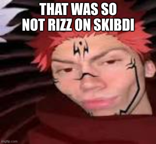 yes | THAT WAS SO NOT RIZZ ON SKIBDI | image tagged in yes | made w/ Imgflip meme maker
