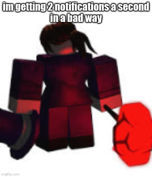 Carolina Mach Regretevator | im getting 2 notifications a second
in a bad way | image tagged in carolina mach regretevator | made w/ Imgflip meme maker