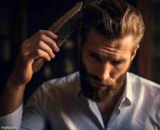 Man grooming | made w/ Imgflip meme maker