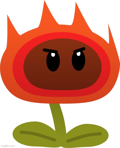 Cool ass lava flower | image tagged in mario | made w/ Imgflip meme maker